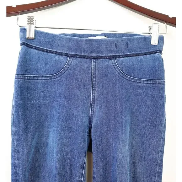 Madewell Size 25 The Anywhere Jean Pull On Faded Dark Blue Wash F5878 - Picture 3 of 9